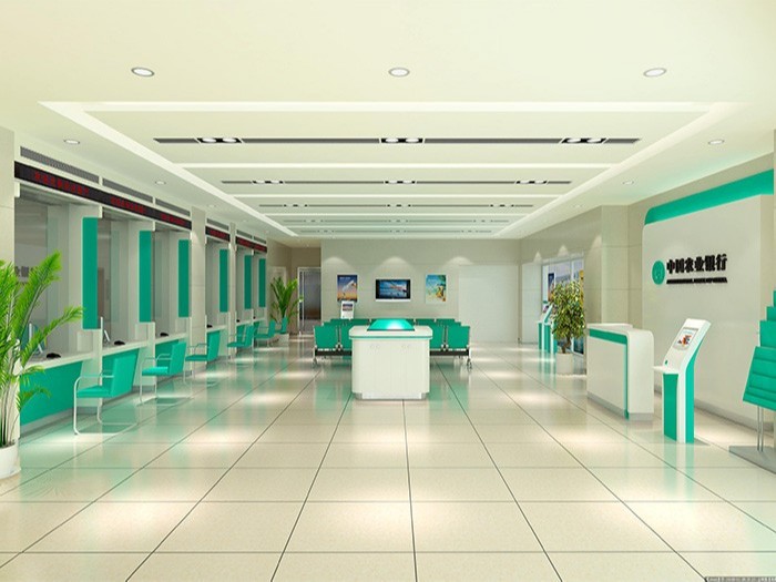 中國(guó)農(nóng)業(yè)銀行前臺(tái)亞克力展示架定制案例